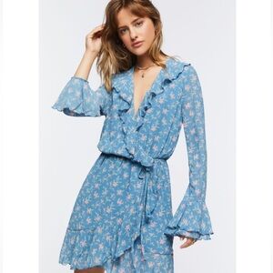 Forever 21 faux wrap dress